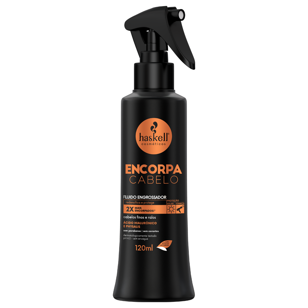 Spray fluido Engrossador finalizador - Encorpa Cabelo - Haskell 120ml