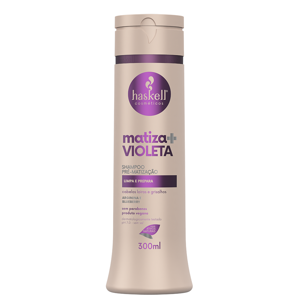 [7898610372401] Shampoing pre-déjaunissant "Matiza + Violeta" Haskell 300ml