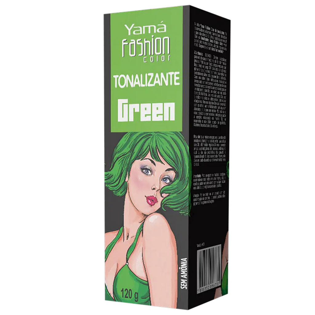 Tonalizante Fashion Color Green - Yamá 120g