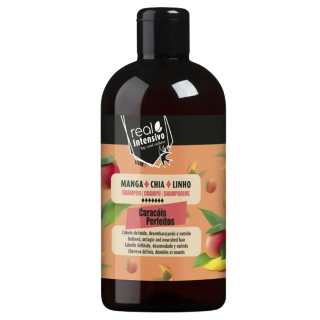 [5600493409523] Free Shampoo - for curly hair - Caracóis Perfeitos - Mango, Chia and Flax - Real Natura 300ml
