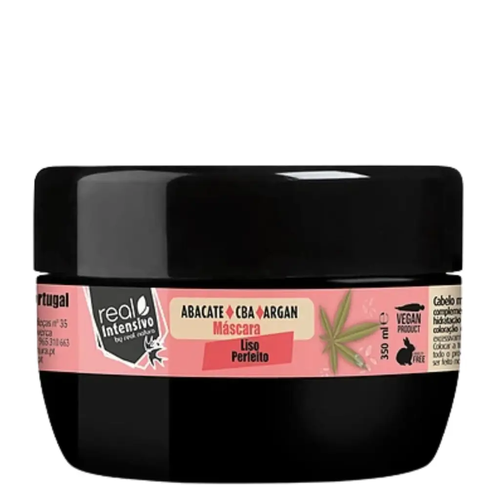 Masque - liso Perfeito - Abacate, CBA, Argan - Real Natura 350ml