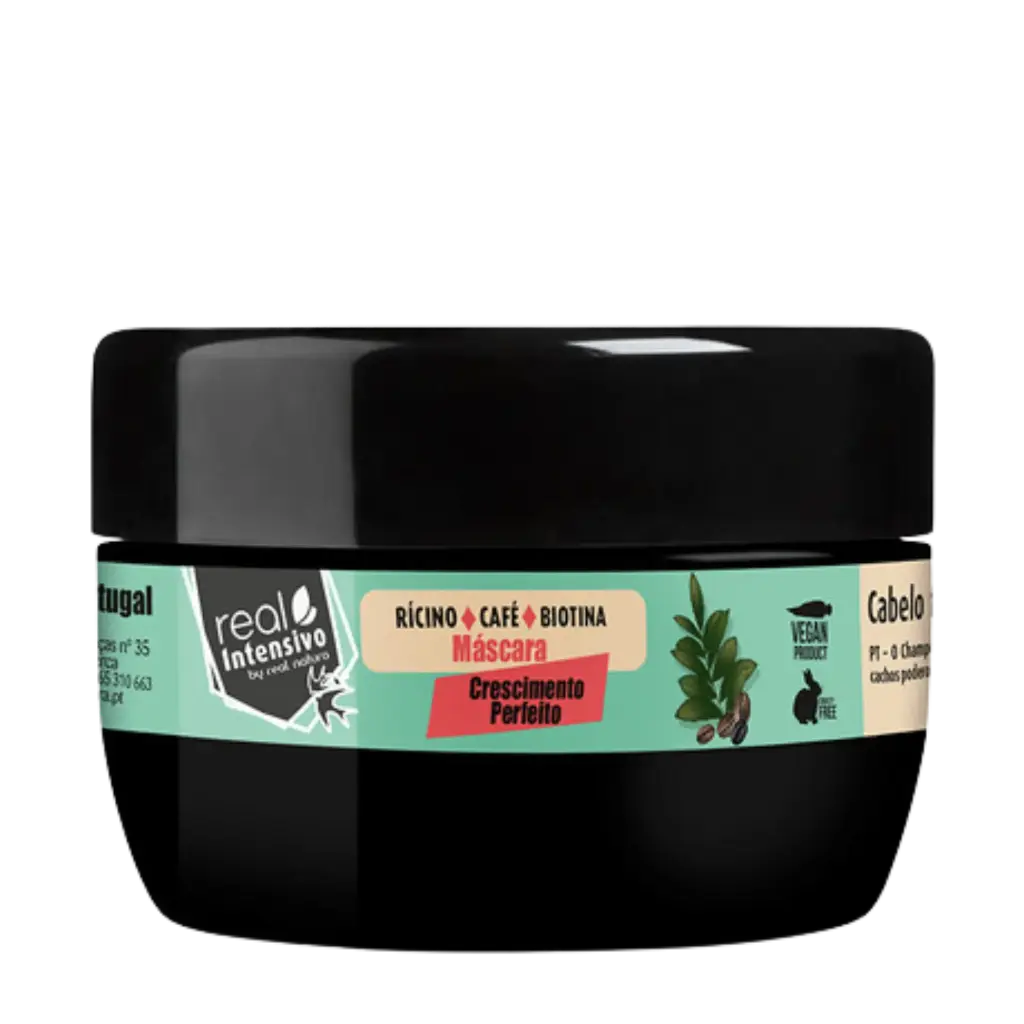 [5600493409578] Condicionador "Crescimento Perfeito - Rícino, Café, Biotina" Real Natura 300ml