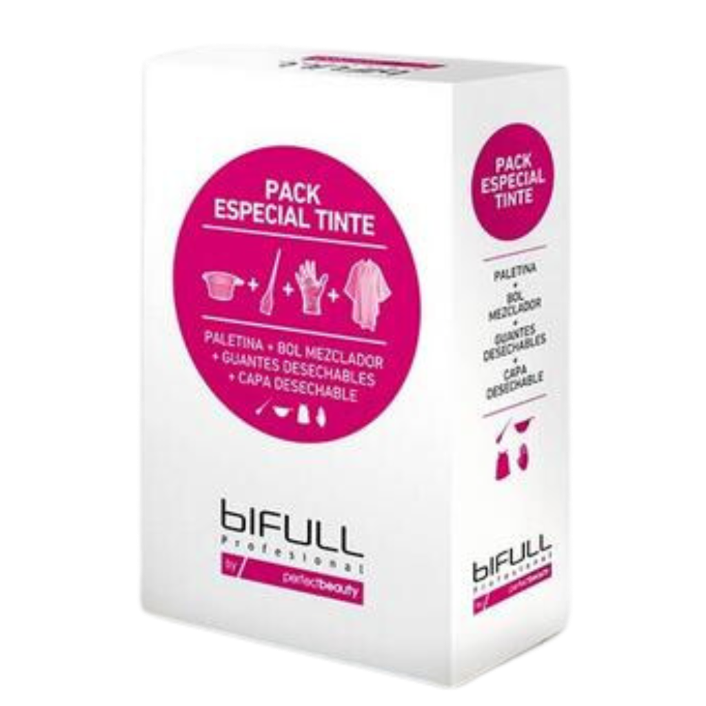 Hair Coloring Kit "Special Dye Pack" Bowl/Brush/Gloves "Biful"