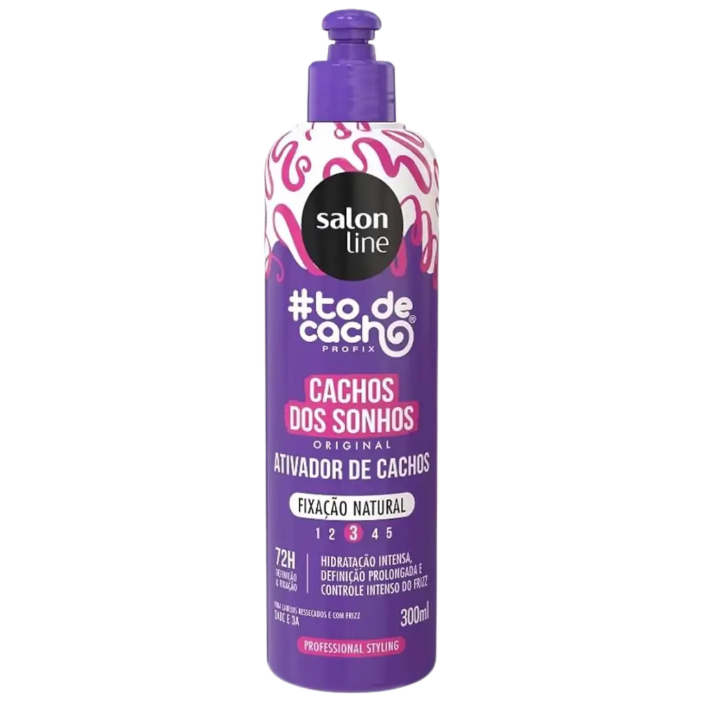 Crème Coiffante avec Activateur de Boucles - #To de Cacho Profix - Cacho dos Sonhos - Salon Line 300ml