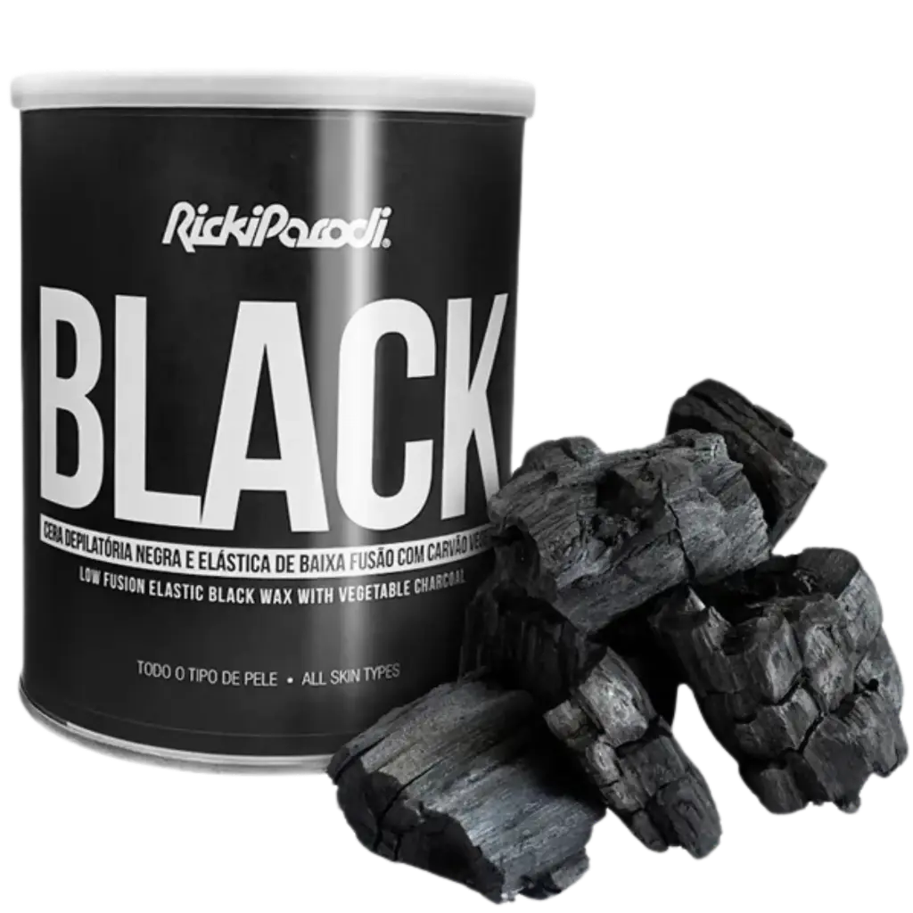 [70080005] Cire d'épilation élastique - basse fusion - avec Charbon Végétal RickiParodi 800g