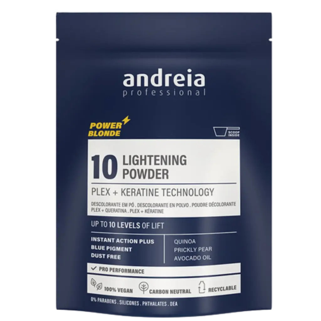 [5603927883302] Pó Clareador 10 - Plex + Tecnologia de Queratina - Power Blond - Andreia Professional  500g