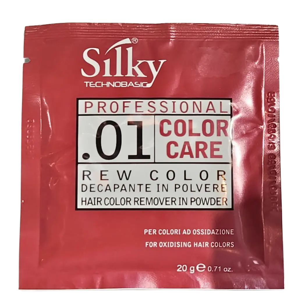 Removedor de Cor de Cabelo em Pó - .01 - Para Descoloração de Cores de Cabelo - Colo Care - Silky 20ml