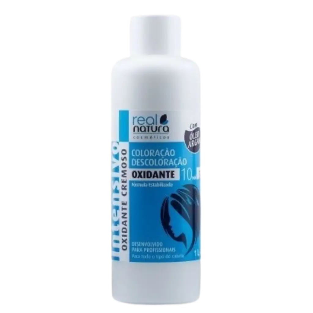 Oxidante em Creme com Óleo de Argan - 10 Vol 3% - Coloração e Descoloração - Real Natura 1L