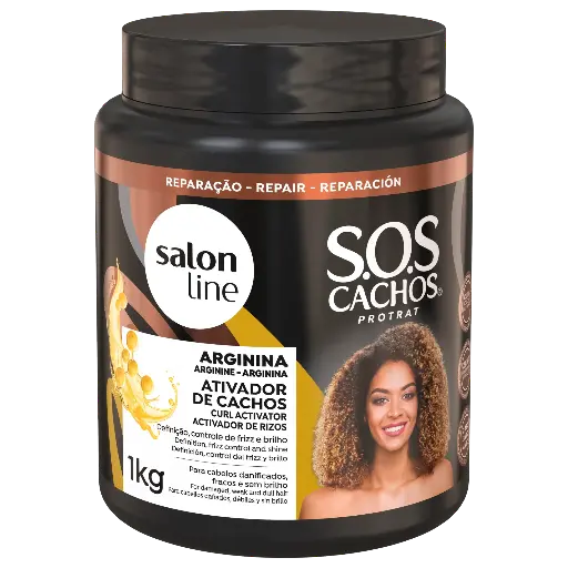 [7898009430200] Creme para Pentear com Ativador “SOS Cachos - Arginina” Salon Line 1kg