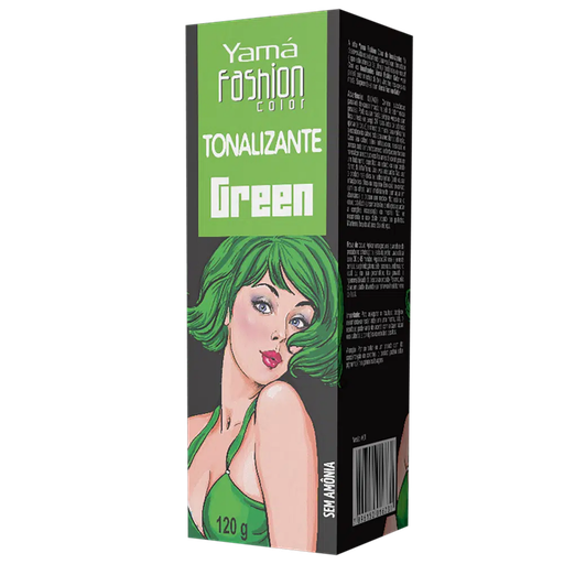 [7896150024569] Toner Fashion Color Vert - Yamá 120g