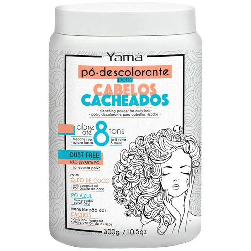 [7896150024354] Poudre Décolorante pour Cheveux Bouclés - Yama 300g