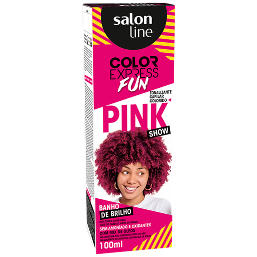 [7908458317745] Temporary Pink Toning Dye "Color Express Fun" Salon Line 100ml