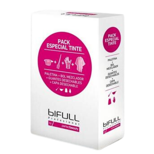 [8435138404529] Kit Coloração Cabelo "Pack Especial Tinta" Taça/Pincel/Luvas "Biful"