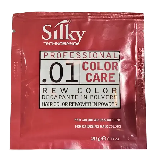 [SIREBU] Removedor de Cor de Cabelo em Pó - .01 - Para Descoloração de Cores de Cabelo - Colo Care - Silky 20ml